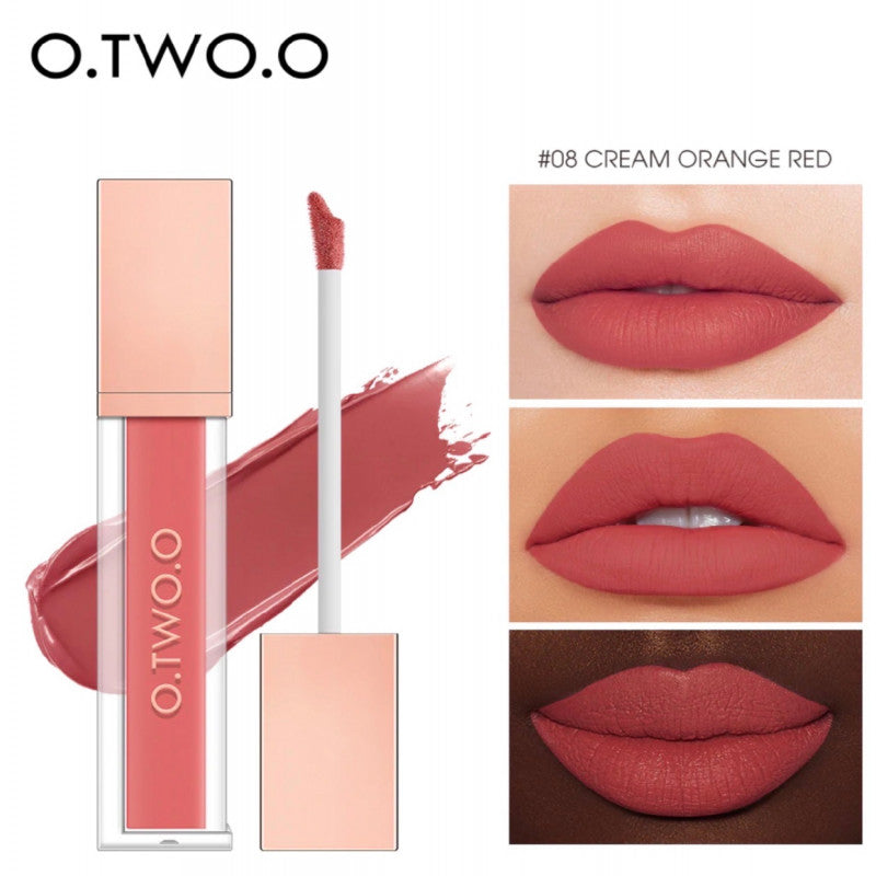 او تو او - روج سائل ثايت قلوص cream orange red 08